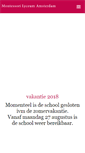 Mobile Screenshot of montessorilyceumamsterdam.nl